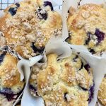 Lemon Blueberry Streusel Muffins
